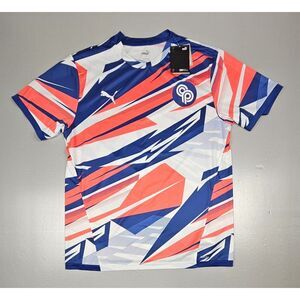 PUMA Christian Pulisic Soccer Jersey Mens XL. CP10 Signature‎ Geometric Pattern.